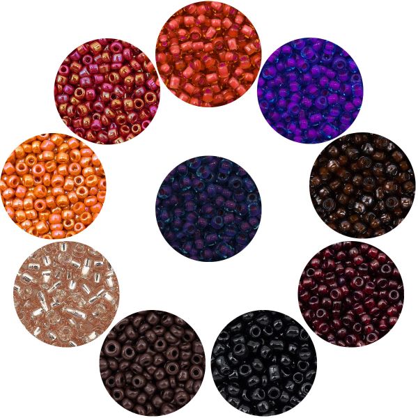 Набор бисера 11/0 ассорти №29 в тубе, 10 цветов, Astra&Craft