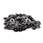 Хольнитены ⌀9 мм, |БЕЗ ГВОЗДЯ|, BIG, т.серебро, 100 шт