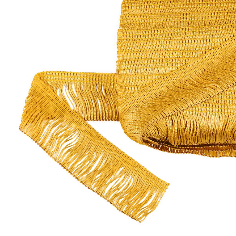 Бахрома отделочная 35.0 мм / 25 метров, 188 св.охра, Gamma 110