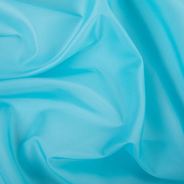 Ткань подкладочная (таффета) 180Т, 57 г/м², 500х152 см, 255/1 голубой, Gamma 180Т