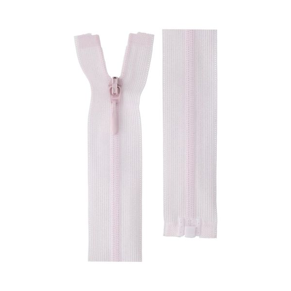 Молния спираль потайная плательная Т3 (3 мм) 1 зам., разъем., 20 см, 131 бл.розовый, G103L Gamma, 10 шт