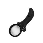 Лупа с подсветкой ⌀6.5 см (ув.х2.5) + ⌀2 см (ув.х25) + ⌀1.2 см (ув.х55), Ferstel FR-02