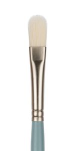 Кисть синтетика №14 овальная, 5 шт, длинная ручка, Vista-Artista 40133-14