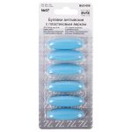 Булавки английские пластик 36 мм, 6 шт, 07 голубой, Blitz BUD-006