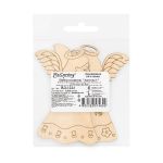 Заготовка из фанеры набор подвесок Ангелы 6.5х9х0.3 см, Ангелы 1, Mr.Carving ВД-1224