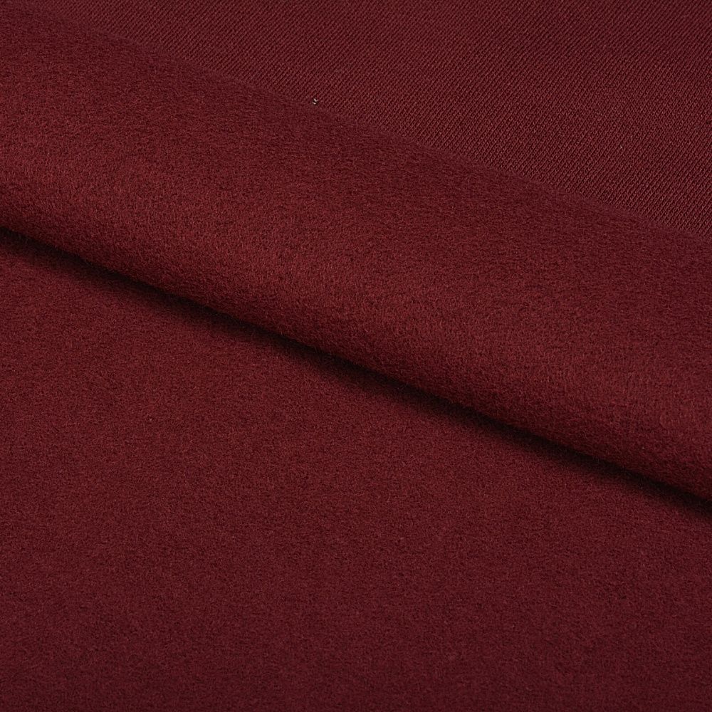 Футер 2-нитка начес 190 г/м², 100-100 см / 6 метров, ФУТ2Х.НАЧ.190.19-1940.6, винный