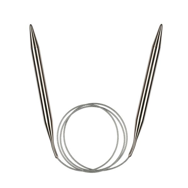 Спицы круговые металл ⌀10,0 мм, 100 см, с металлической леской, Gamma MKN