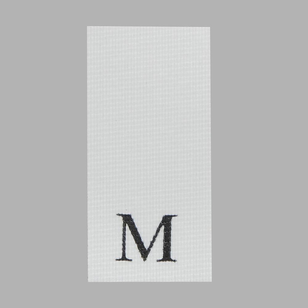 Этикетка-размерник, белый, 10х20 мм, 100 шт, M
