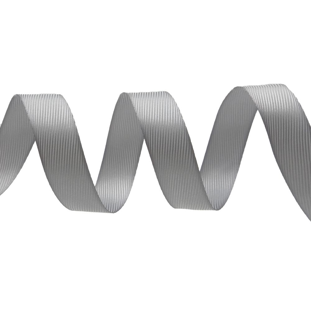 Лента декоративная ёлочка 25.0 мм / 20±1 метров, 43 св.серый