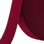Резинка для подтяжек (помочная) 40.0 мм / 25 метров, 25.2 г/п.м., 520 темно-красный, 6123-9344