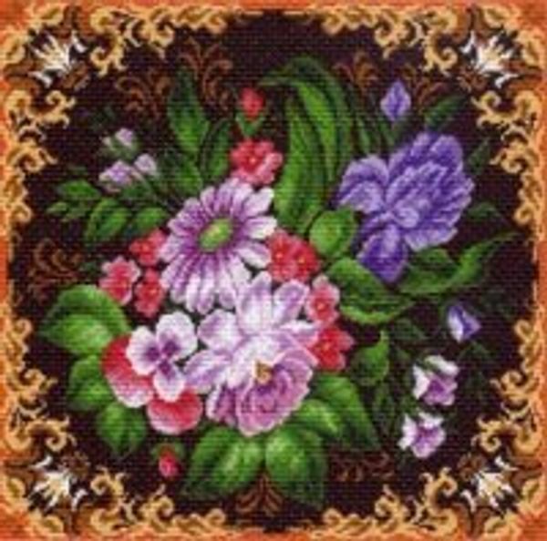 Набор для вышивания нитками Матренин Посад, Летние фантазии 41х41 см