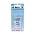 Иглы для швейных машин для джинсы 130/705 H, №100, 5 игл, М, Gamma NJ №100