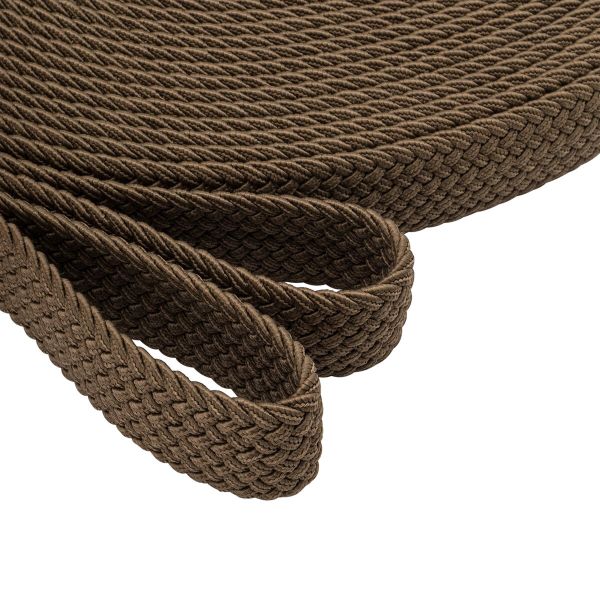 Стропа (ременная лента) 34 мм / 22.86 метра, [49.32 г/пог.м], плетеная эластичная, 09 т.бежевый, 3Al296