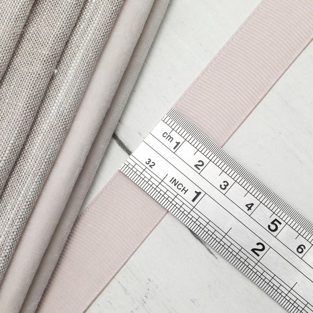 Лента репсовая (в рубчик) 20.0 мм, 111 дымчато-серый, уп.18,28 м