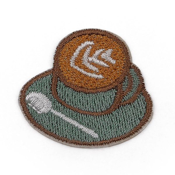 Термоаппликация Кофе, 3.6х3см, Hobby&Pro