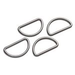 Полукольцо литое металл внутр. 30 мм (внешн. 37х22 мм), 4 шт, цв.оружейн.металл, Prym