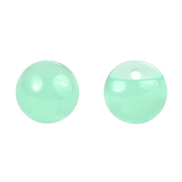 Пуговицы на ножке под камень из смолы 11мм (лунный), 100 шт