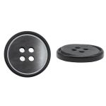 Пуговицы 4 прокола 28L (18мм), (Black (черный)), 36 шт, 615014-2