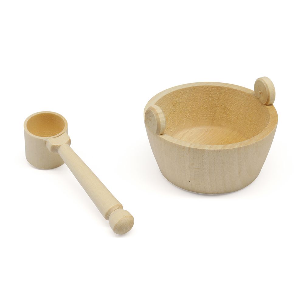 Заготовка для декорирования Ушат, h4х8,5см, 1 шт