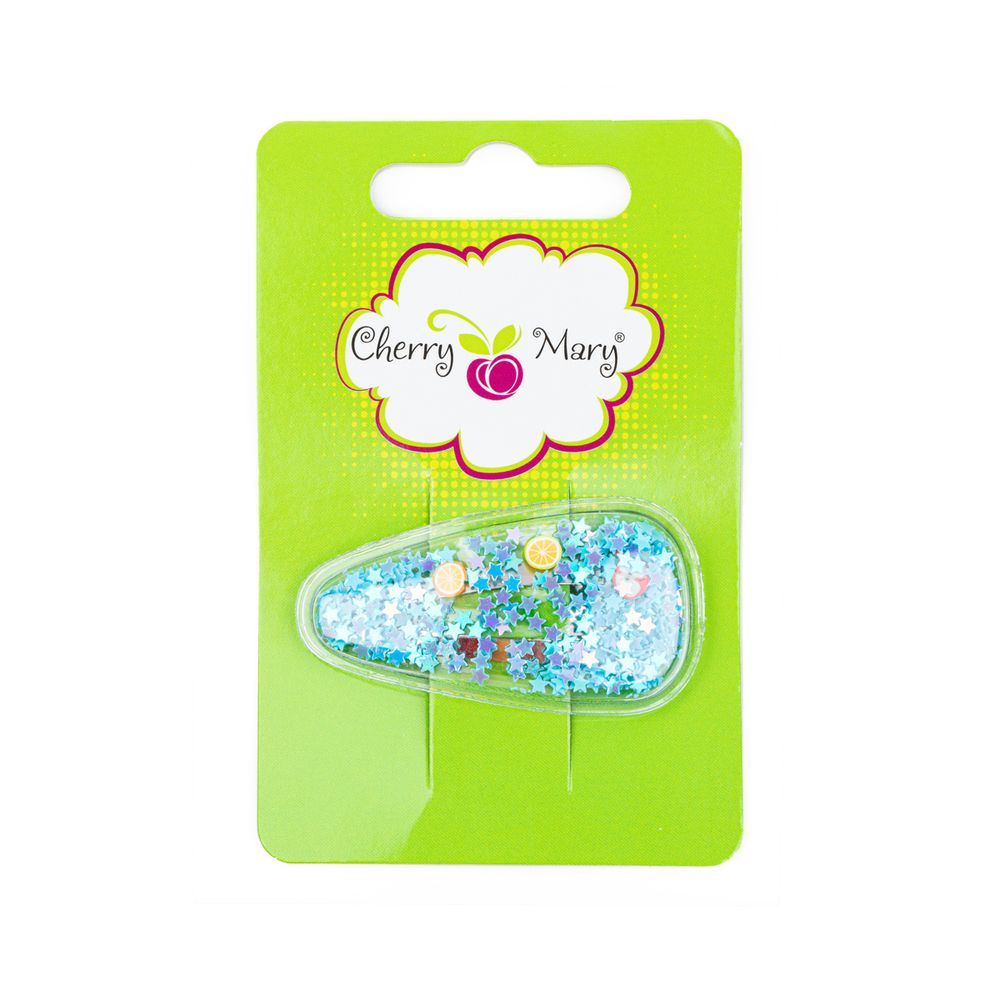 Заколка для волос, 5 шт, №02 голубой, Cherry Mary DZ07077