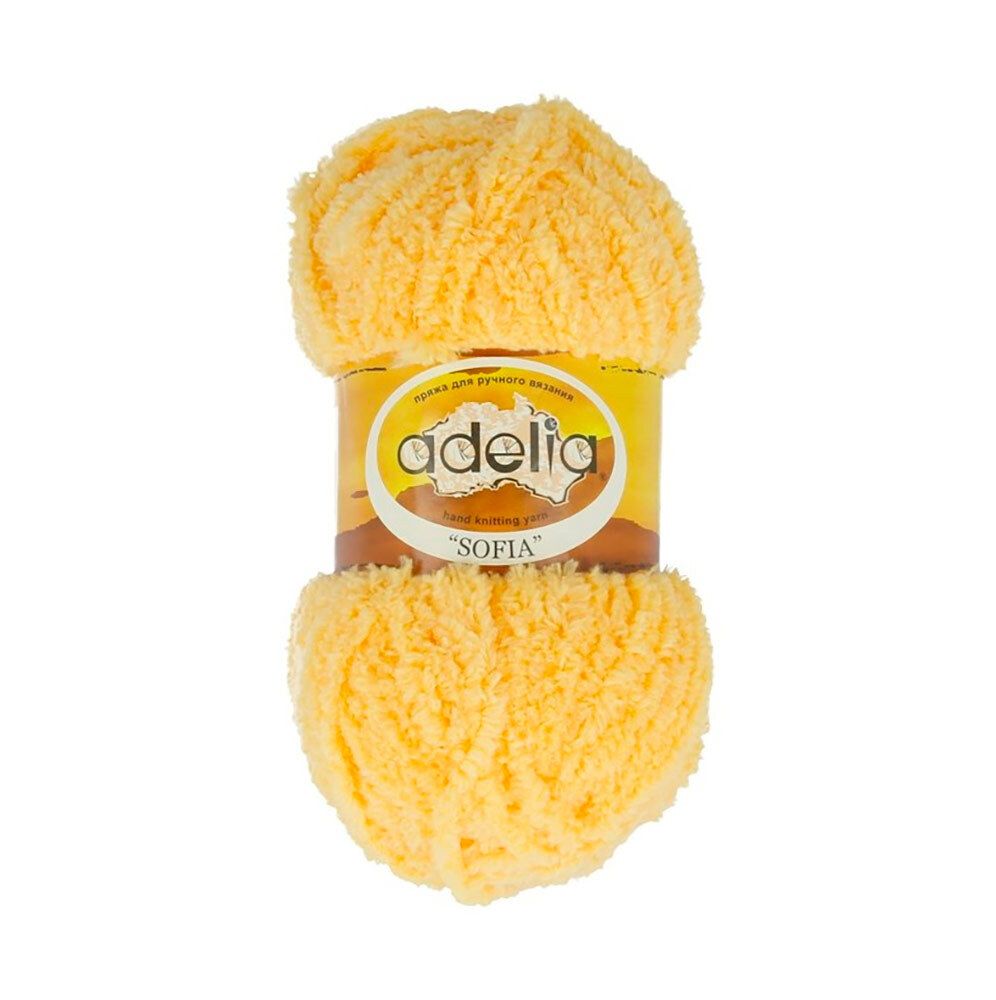 Пряжа Adelia Sofia / уп.10 мот. по 50г, 90м, 35 желтый