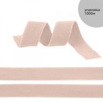 Резинка бельевая (окантовочная) матовая 20.0 мм / 1000 метров, серебристый пион S185