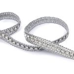 Тесьма декоративная Gamma Самбоса GSL-201 13 мм, 33 м, 139 серый