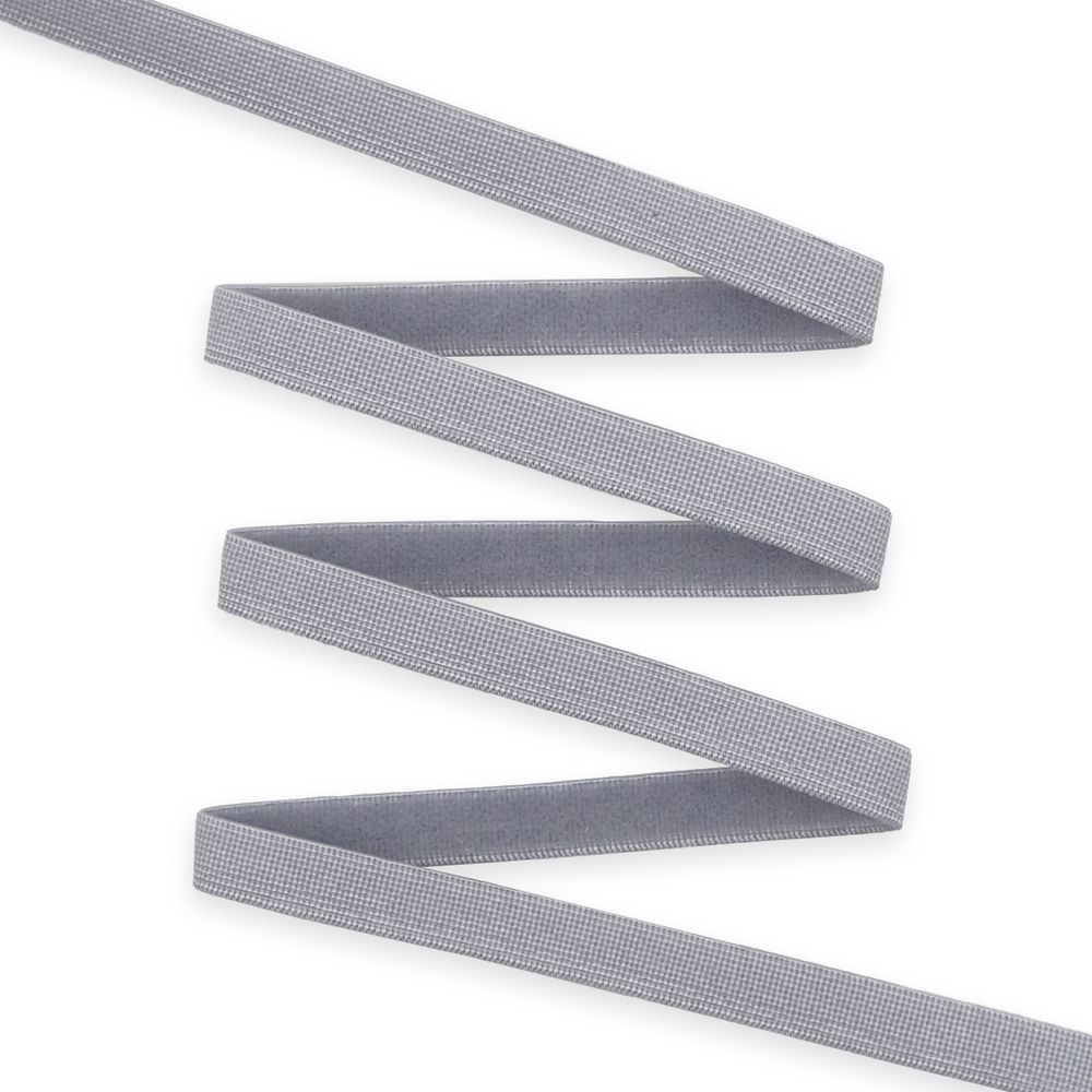 Резинка бельевая (бретелечная) матовая 8.0 мм / 50 метров, св.серый, (МL195.008)