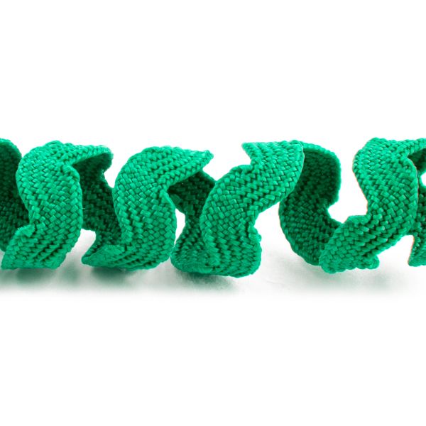 Тесьма отделочная зигзаг 5 мм / 20 метров, рис. 6892 зеленый, Blitz С3582Г17