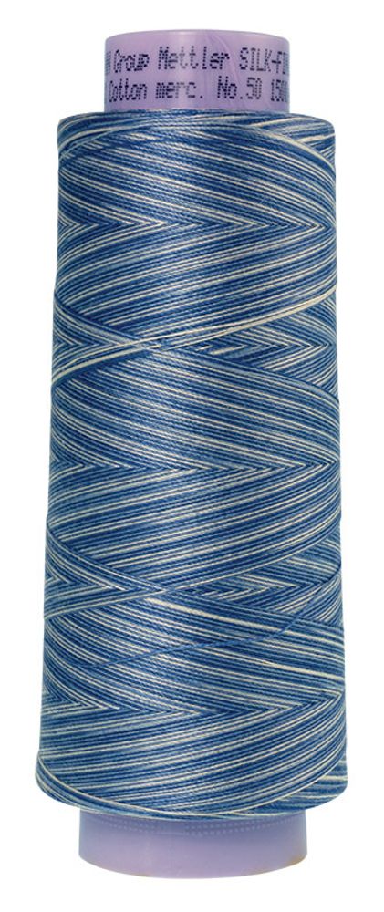 Нитки хлопковые отделочные Mettler Silk-Finish multi Cotton 50, _намотка 1372 м, 9811, 1 катушка