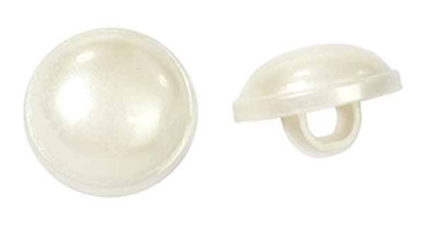 Пуговицы на ножке пластик QYA63 цв.001 белый 18L-11мм, 50 шт