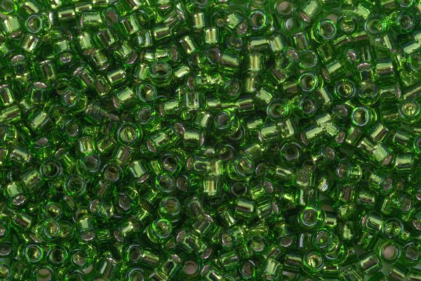 Бисер Toho 11/0 Aiko 3 (1.7 мм), 5 г, 0027 зеленый