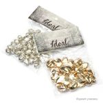 Бусины пластик под металл ⌀15 мм, 8231 цв. антик, 50 г