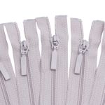 Молния спираль (витая) Arta Т5 (5 мм) 1 зам., разъем., 80 см, цв. 154 св.серый, уп.5 шт