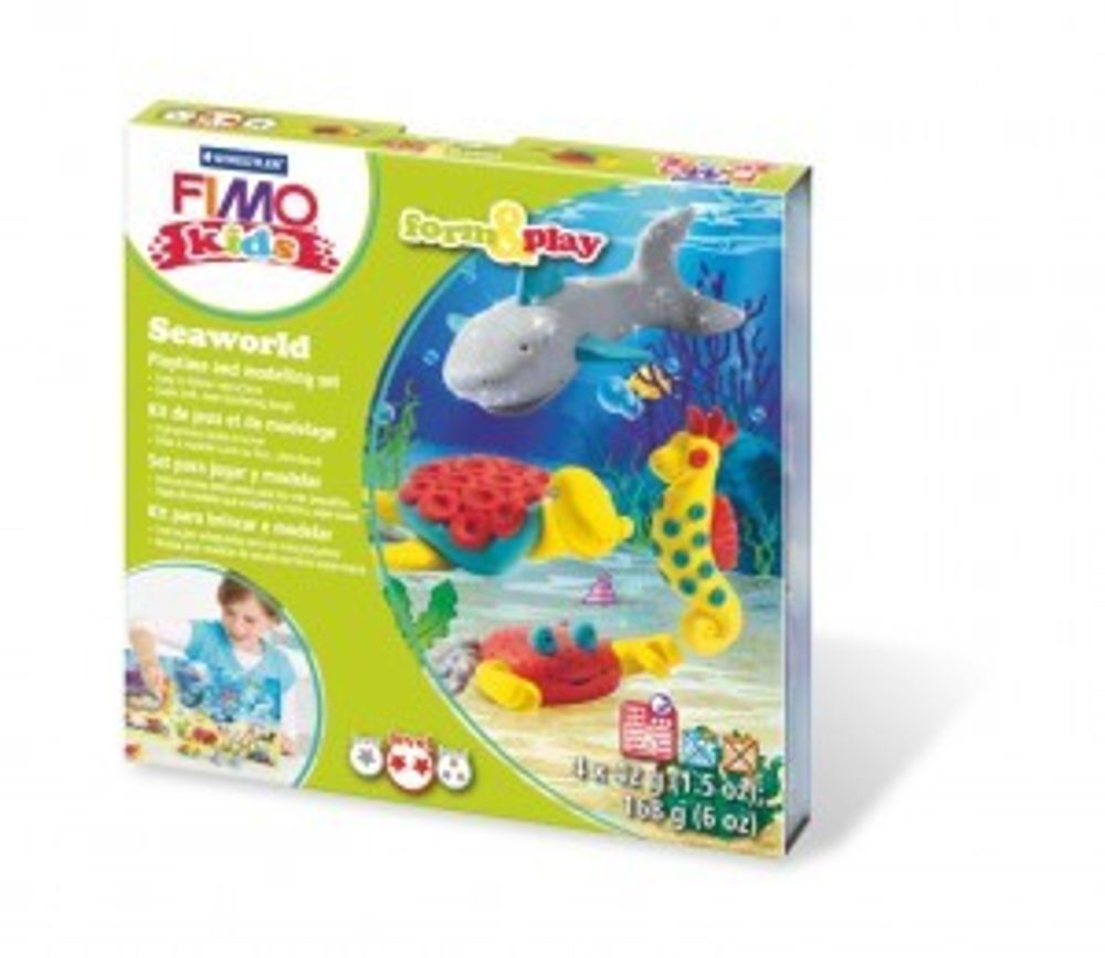 Детский набор Fimo Kids Form&amp;Play &quot;Подводный мир”, 8034 14 LZ