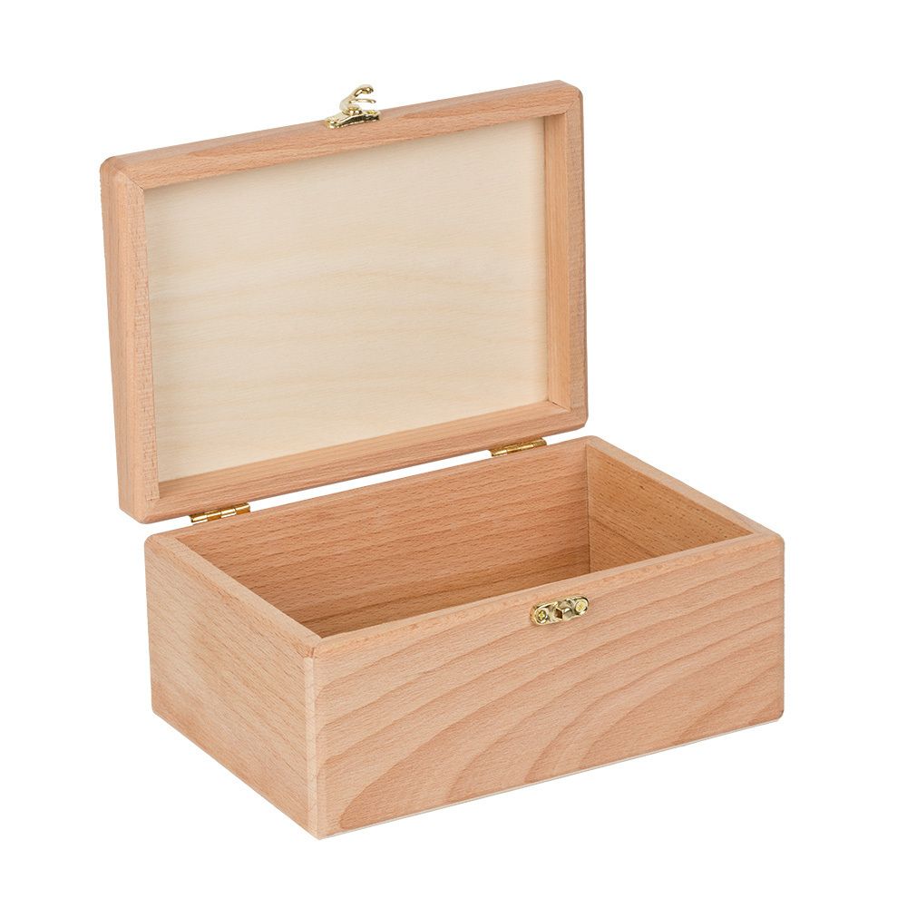 Заготовка деревянная Шкатулка, бук, 20х14х9 см, прямоугольная, БУК-05 Mr.Carving