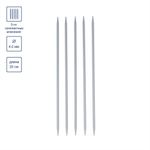 Спицы чулочные металл ⌀4.0 мм, 20 см, с покрытием, Gamma KN5