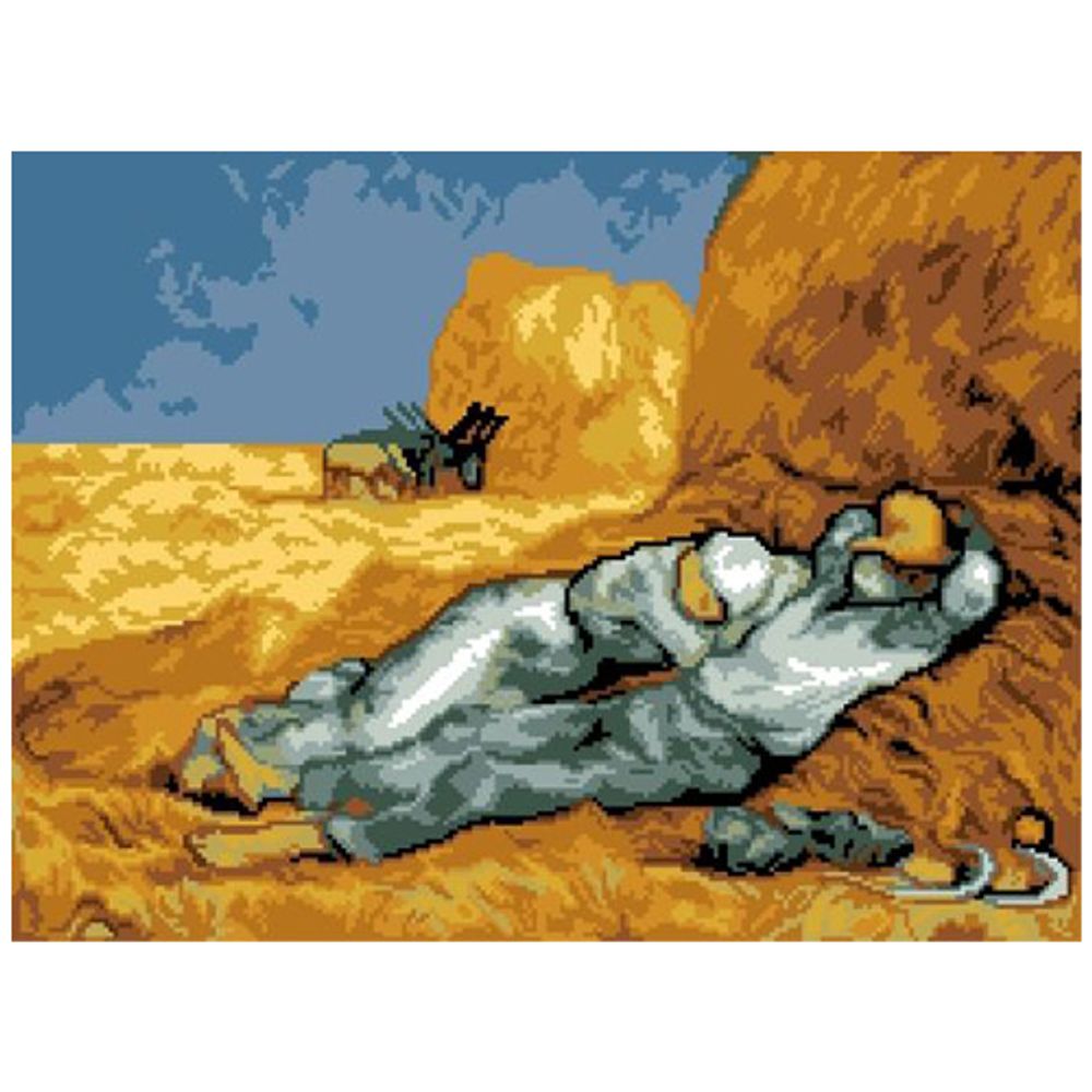 Рисунок для вышивания Гобелен Классик &quot;Полуденный отдых&quot;, худ. Винсент ван Гог 40х50