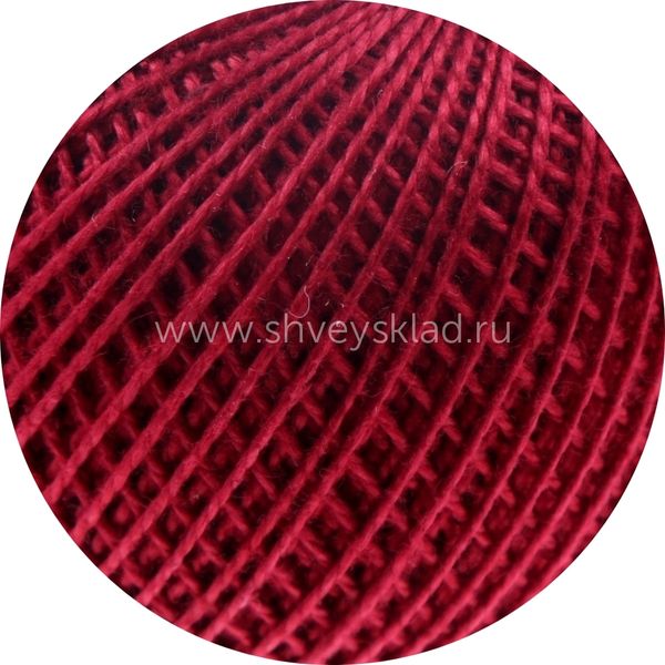 Пряжа ПНК им.Кирова Ирис / уп.20 мот. по 25 г, 150м, 1204 бордо