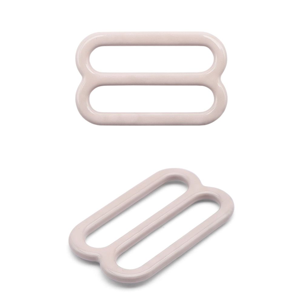 Рамки-регуляторы для бюстгальтера металл 15.0 мм, 20 шт, C154 светло-серый, ГВ1008