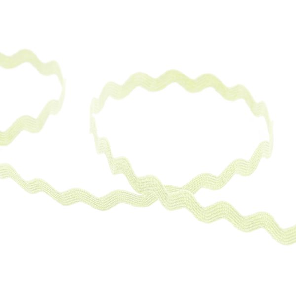 Тесьма отделочная зигзаг 5 мм, 30 м, 069 молочный, Gamma JZ-5