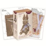 Набор для шитья игрушки Зайка Пралине 16 см, Miadolla TD-0415