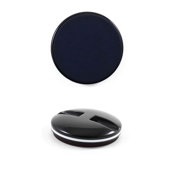 Пуговицы на ножке 40L, 25 мм, Blue2, синий2, 12 шт