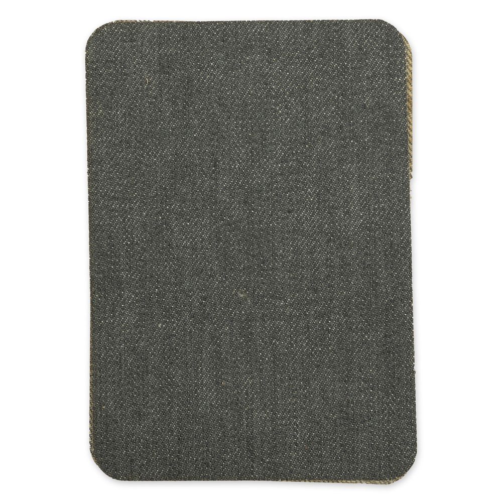 Термозаплатка Прямоугольник 14х10 см, ZAP, №03 джинс серый, Gamma ZAP