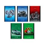 Блокнот на скобе, A6 32 л. 10 шт клетка, Победа за нами 01723, Б260 Светоч