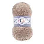 Пряжа Alize (Ализе) Lana Gold 800 / уп.5 мот. по 100 г, 800м, 005 бежевый A