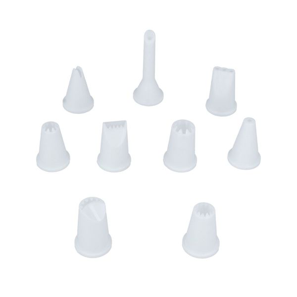 Набор кондитерских насадок, 9 шт, пластиковые, S-Chief SHF-0004