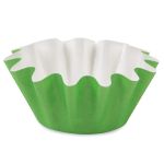 Формы для выпечки бумажные (корзинки) 4.5 см, 4.5х3 см, 12 шт, №06 зеленый, S-Chief PPC-0011