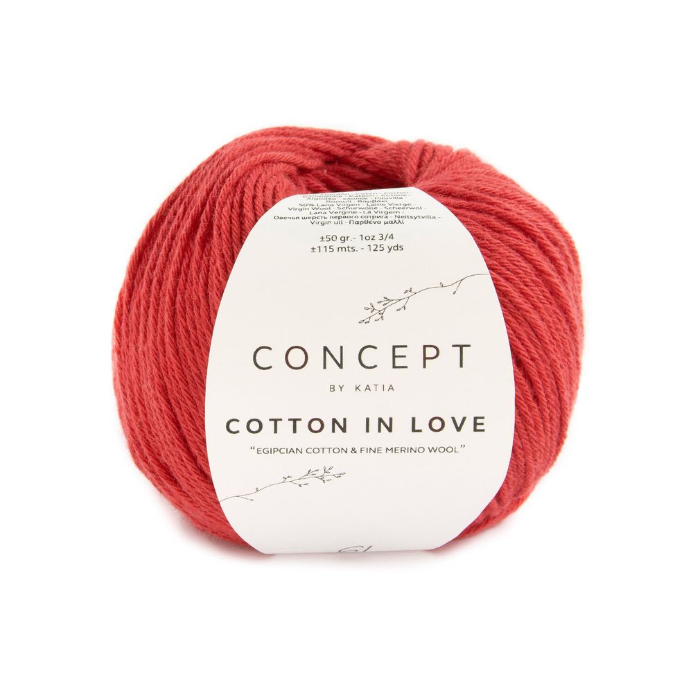 Пряжа Katia (Катя) Cotton in Love / уп.10 мот. по 50 г, 115 м, 9 /TOS/