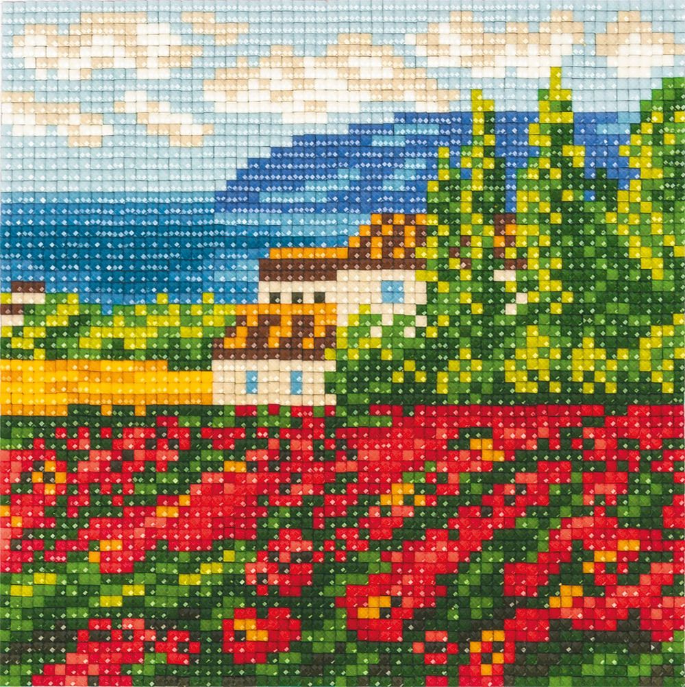 Алмазная (кристальная) мозаика Фрея, Жаркий полдень, 14х14 см